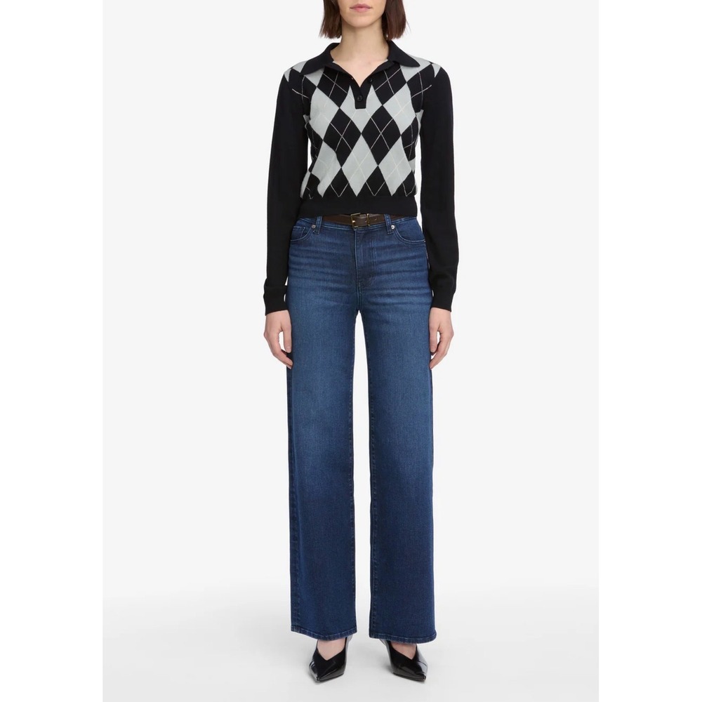 NWT FRAME Le Slim Palazzo High Rise Wide Leg Jeans Trick Size 28